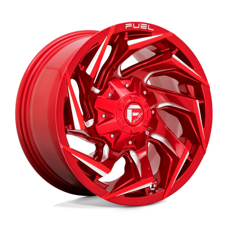 Fuel Wheels D754 Reaction 15″ 5×139.7 Candy Red Milled