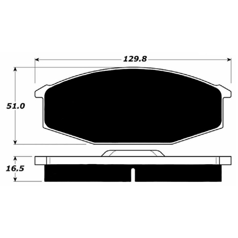 Porterfield Brake Pads for 1982 NISSAN 280ZX Turbo