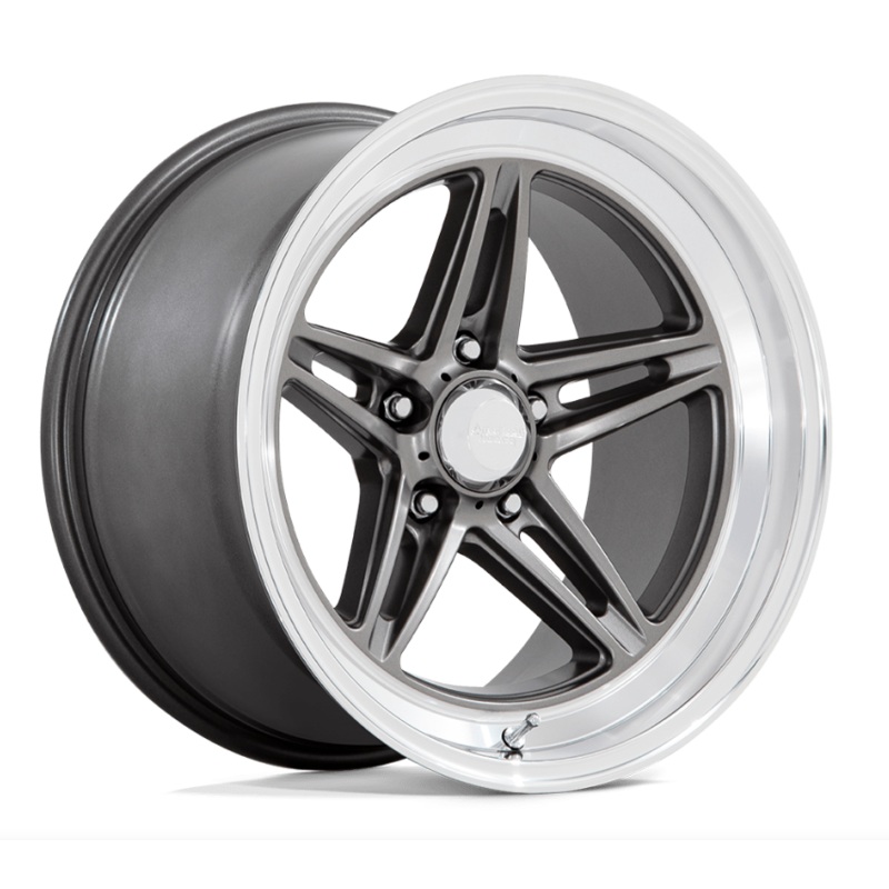 18×10 American Racing Groove VN514 Anthracite w/ Diamond Cut Lip