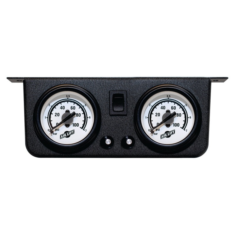 Air Lift Dual Gauge Panel Assembly for 25812
