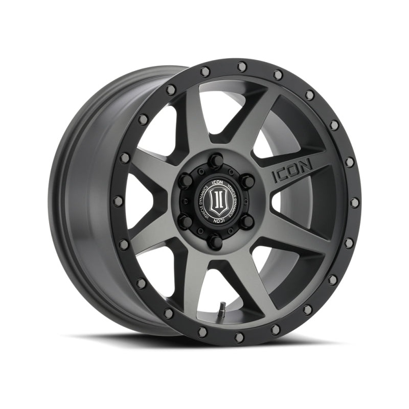 ICON Rebound 17×8.5 6×5.5 0mm Offset 4.75in BS 106.1mm Bore Titanium Wheel