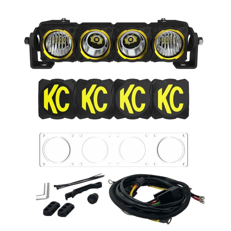 KC HiLiTES FLEX ERA LED 10in. Light Bar – Master Kit