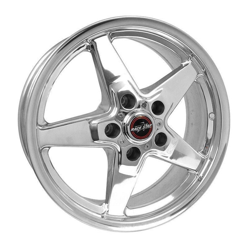 Race Star 92 Drag Star 17×8 5×4.75bc 6.00bs Direct Drill Polished Wheel
