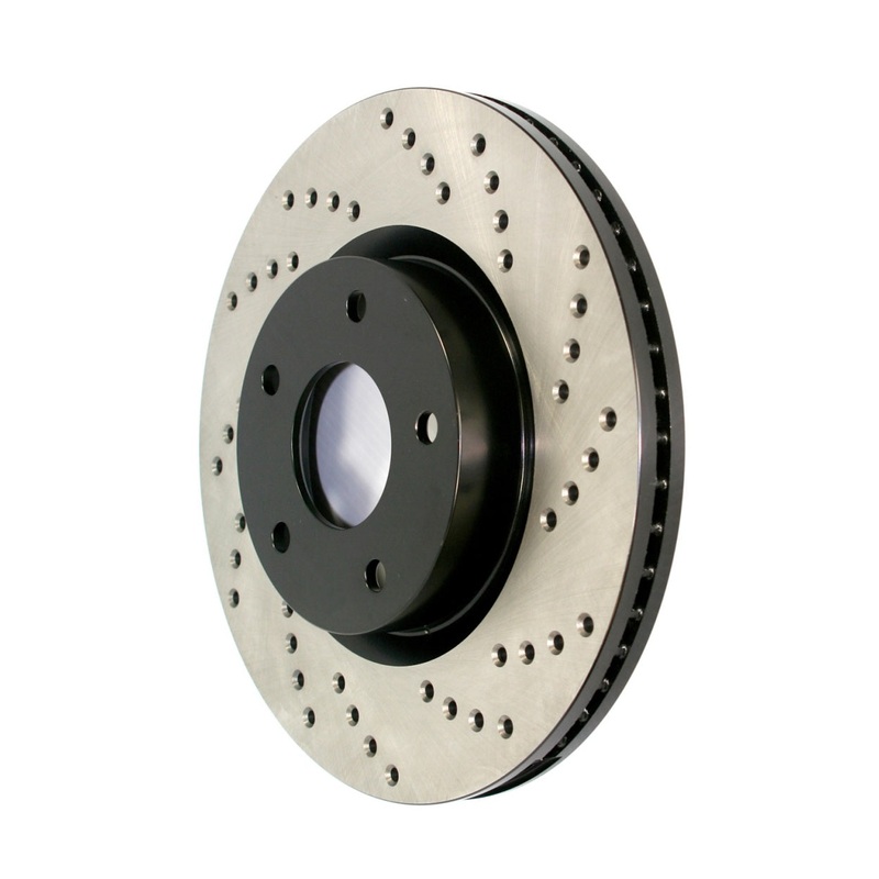 StopTech 12 Audi A6 Quattro/11-12 A7 Quattro/13 Q5/7-11/13 S4/12 S5 Front Left Drilled Cryo Rotor