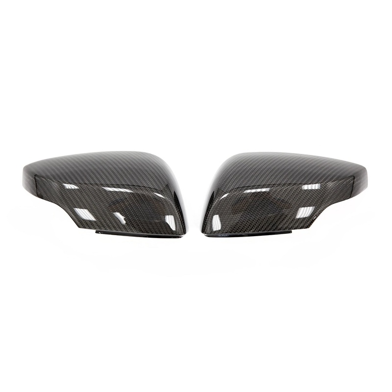 Clearance – Carbon Fiber Reproductions Full Replacement Mirror Covers (With Turn Signal Cut-Out) – 2015-2021 WRX/STI
