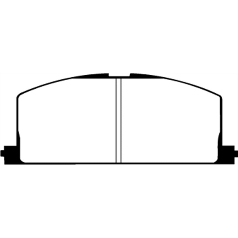 EBC 83-86 Toyota Camry 2.0 Redstuff Front Brake Pads