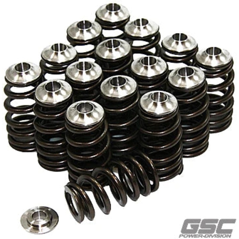GSC Single Beehive Spring for use with stock seat, Titanium Retainer 4G63T