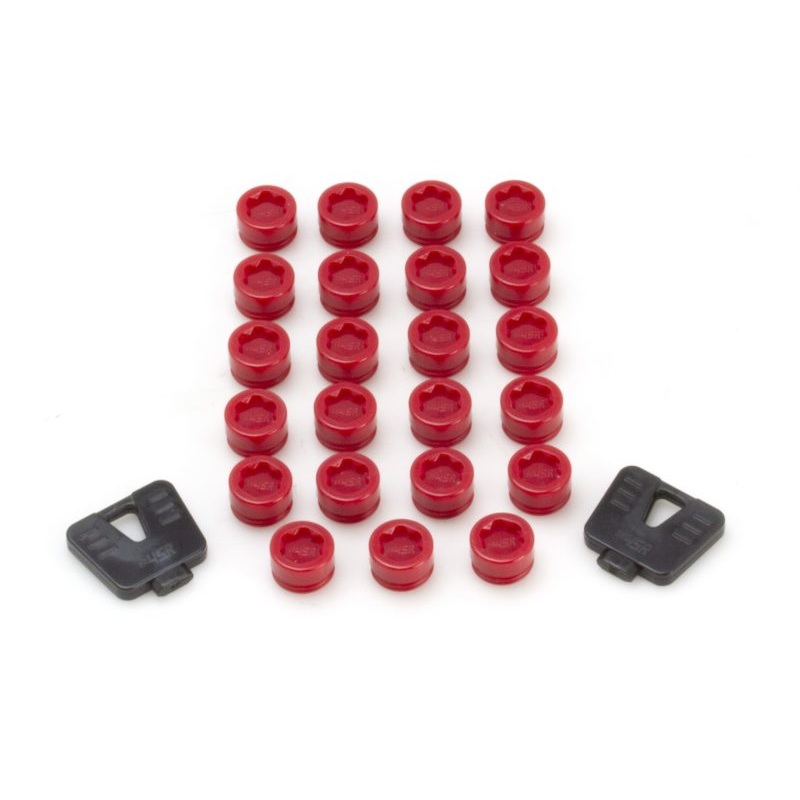 Wheel Mate SR45R Caps Set of 20 – Red