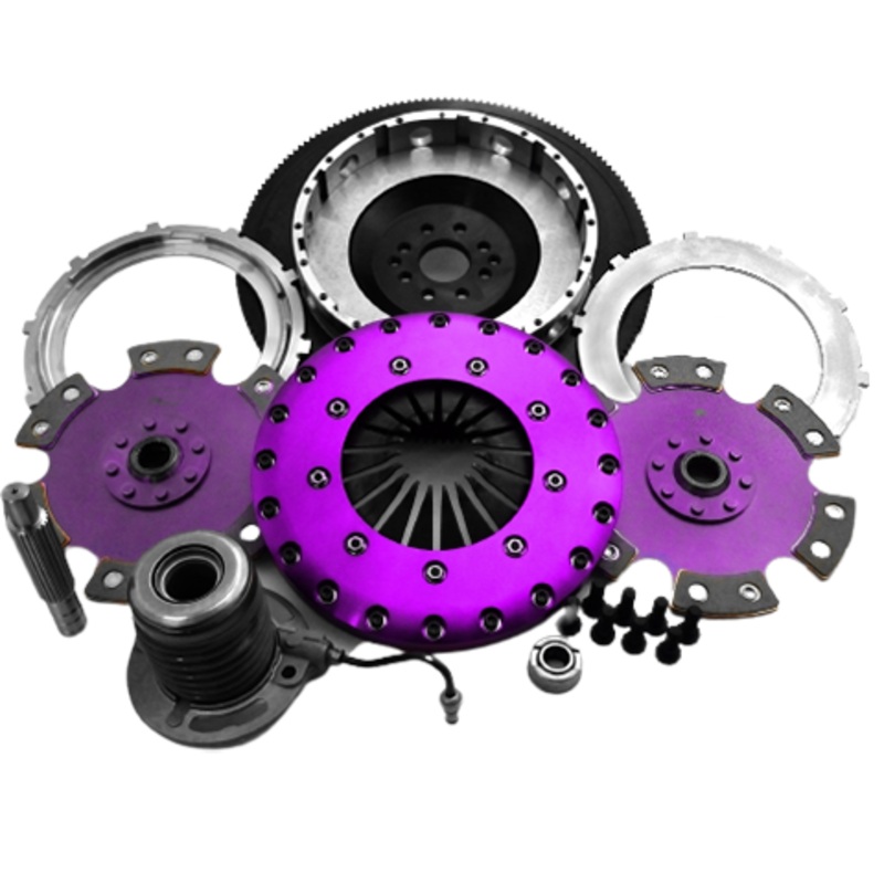 XClutch Twin Solid Ceramic Clutch Kit | 2011-2014 Ford Mustang GT, 2012-2013 Ford Mustang Boss 302, and 2015-2017 Ford Mustang (XKFD23655-2E)