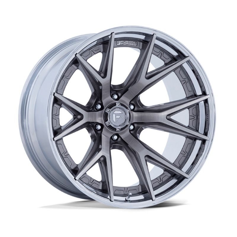 22×12 Fuel Catalyst Platinum w/ Chrome Lip