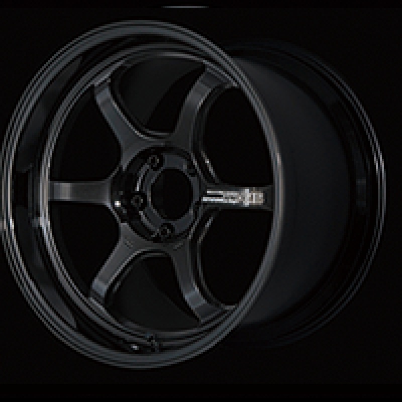 Advan R6 18×8.0 +48 5-112 Racing Titanium Black Wheel