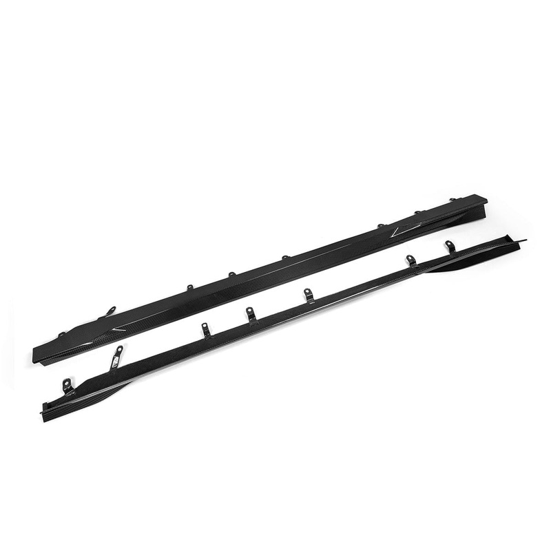 AutoTecknic Dry Carbon Fiber Side Skirt Extension Set – G87 M2