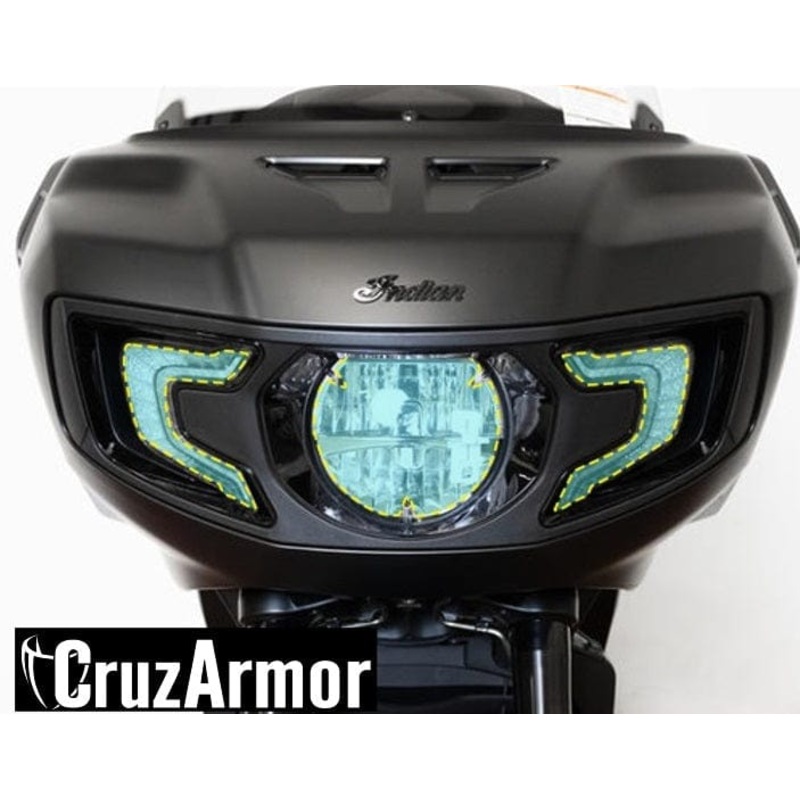 Headlight Protection Kit DIY for Indian Challenger & Pursuit by CruzArmor