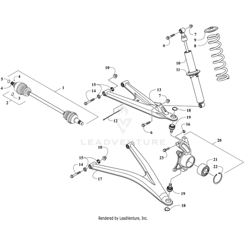 Tie, Cable – Push Mount By Arctic Cat