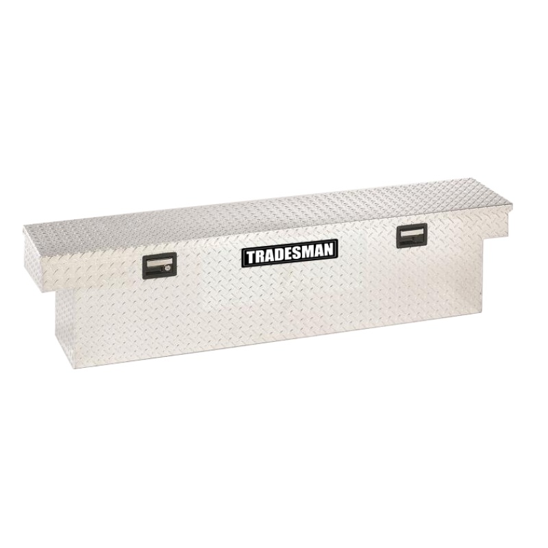 Tradesman Aluminum Single Lid Cross Bed Truck Tool Box (63in.) – Brite