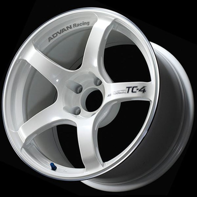 Advan TC-4 Wheel – 18×10.5 +15 | 5×114.3 | Racing White Metallic & Ring