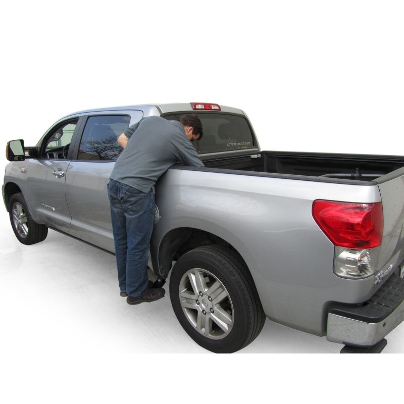 AMP Research BedStep2 FLP Dwn Side Bmpr STP Black Toyota Tundra Crewmax 2007-2017