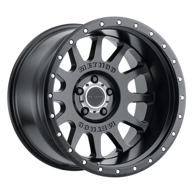 Method MR605 NV 20×9 -12mm Offset 5×150 110.5mm CB Matte Black Wheel