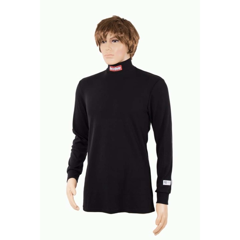 RaceQuip SFI 3.3 Fire Retardant Underwear Top Youth X-Small Black