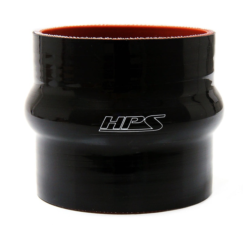 HPS 7/8″ 4-ply Reinforced Silicone Straight Hump Coupler | Universal (HTSHC-087-L6-BLK)