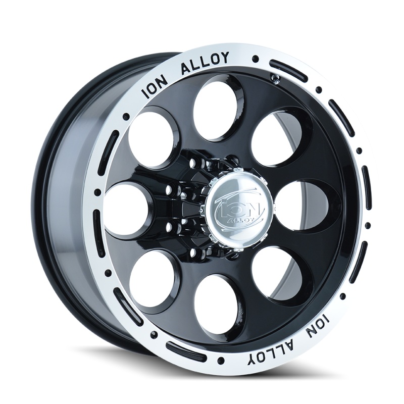 ION Type 174 17×9 / 5×114.3 BP / 0mm Offset / 83.82mm Hub Black/Machined Wheel