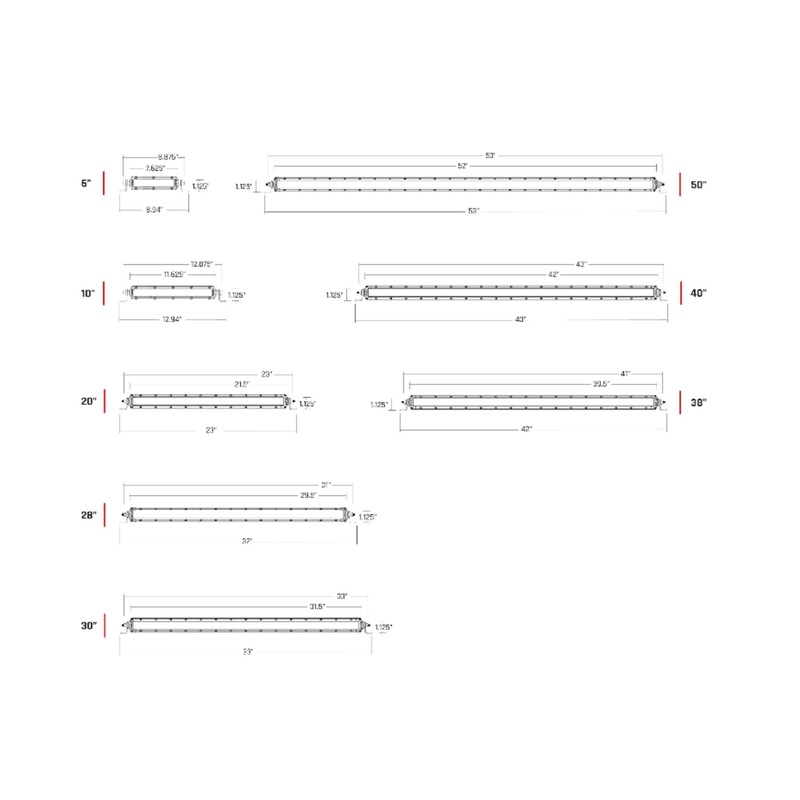 Rigid Industries Rigid SR-Series Pro LED Light – Spot/Flood Combo / 6in / Black Housing / Each (RIG906313)