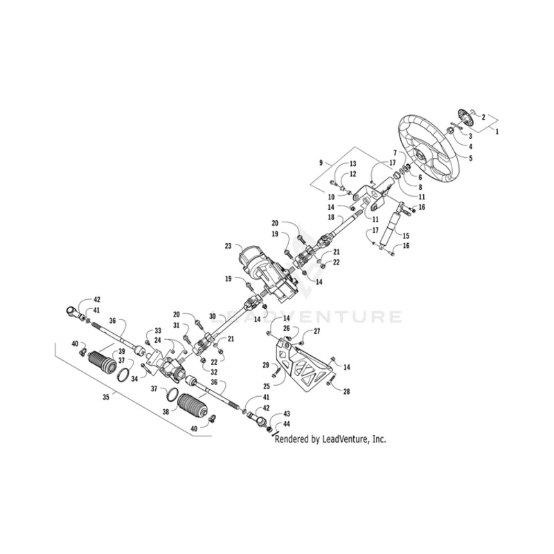 Tilt Steering-Sub Assy By Arctic Cat