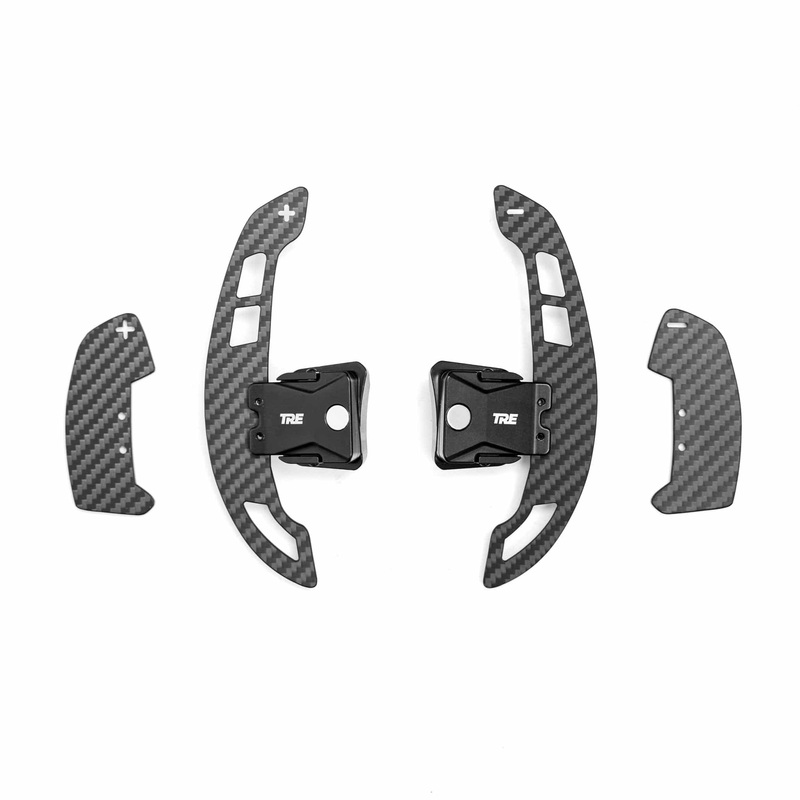 TRE Pre-Preg Carbon Fiber Magnetic Shift Paddle Set – Audi R8 4S