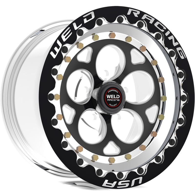 Weld Magnum III 15×10 / 5x120mm BP / 7.5in. BS Black Wheel – Black Single Beadlock MT