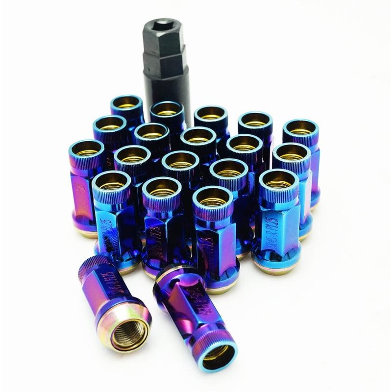 Wheel Mate Muteki SR45R Lug Nut Kit 12×1.25 – Burned Blue