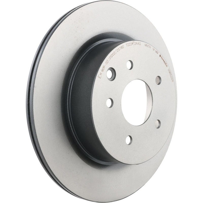PRIME UV Coated Rear Disc Brake Rotor – 09.B522.11