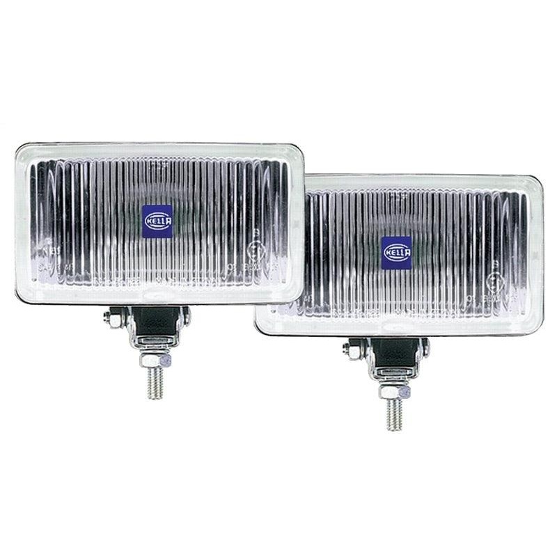 Hella 450 H3 12V SAE/ECE Fog Lamp Kit Clear – Rectangle (Includes 2 Lamps)