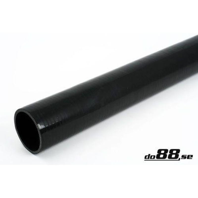 Silicone Hose Black straight length 2,56” (65mm)