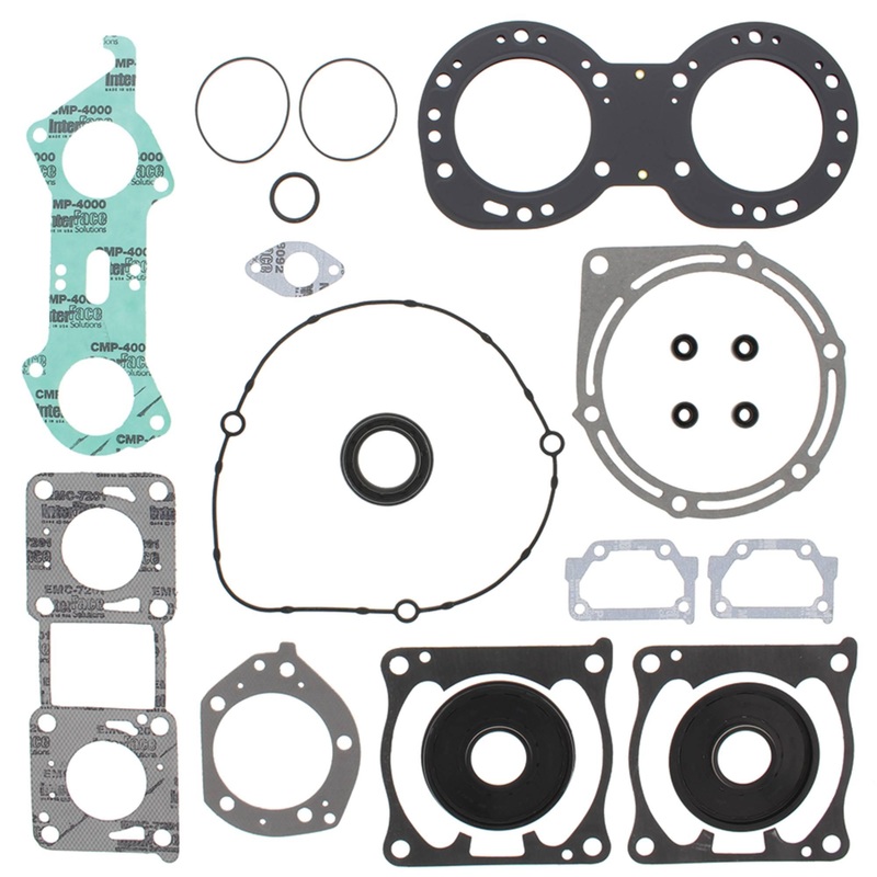Vertex 611607 Pistons 98-05 GP 800 Wave Runner/00-01 XL 800 Wave Runner Complete Gasket Kit w/ Seals