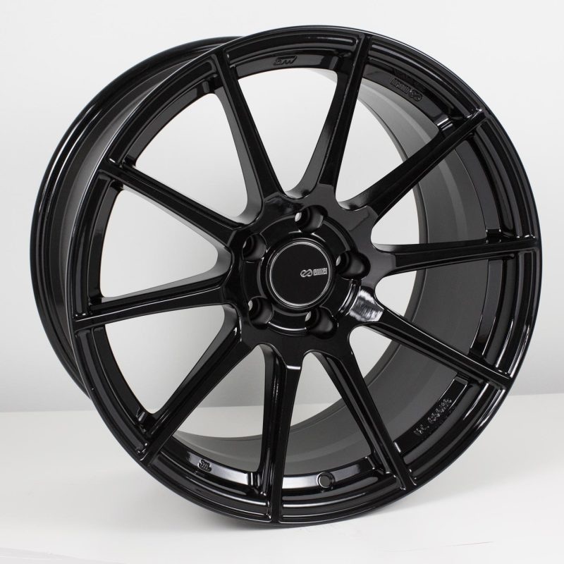 Enkei TS10 18×8.5 5×114.3 50mm Offset 72.6mm Bore Black Wheel