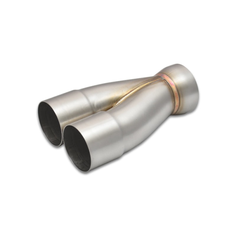 Vibrant 2-1 SS Merge Collectors (2-1/2in Inlet Slipover ID 3in Outlet OD) – Sold Individually