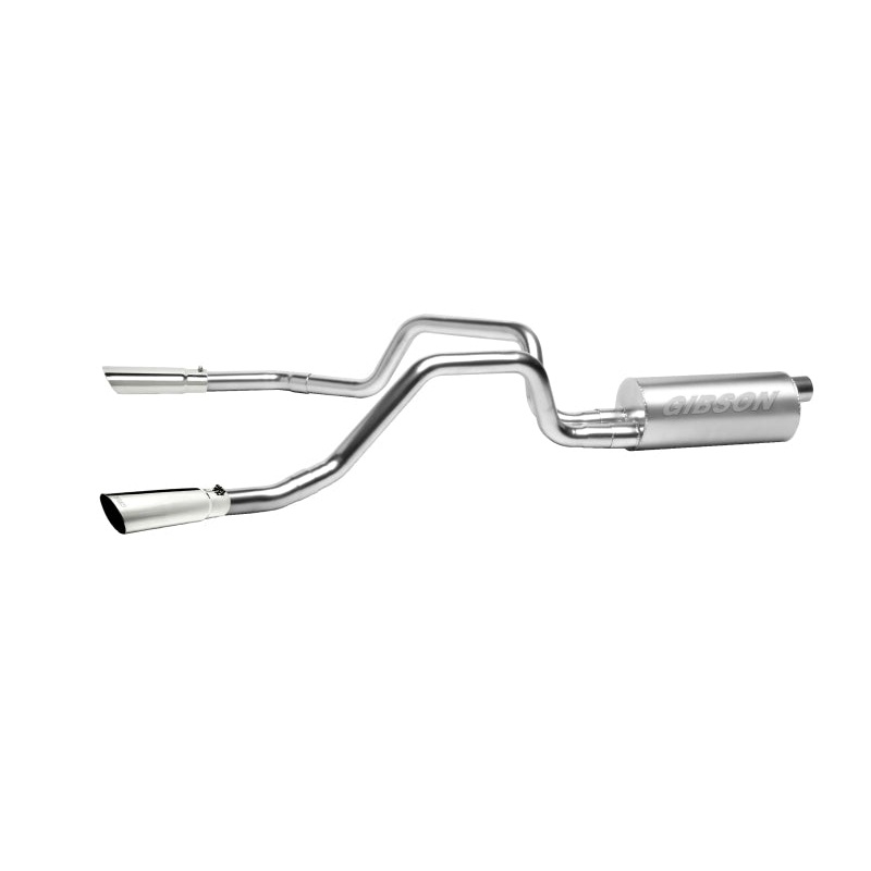 Gibson 05-08 Ford F-150 FX4 5.4L 2.5in Cat-Back Dual Split Exhaust – Stainless
