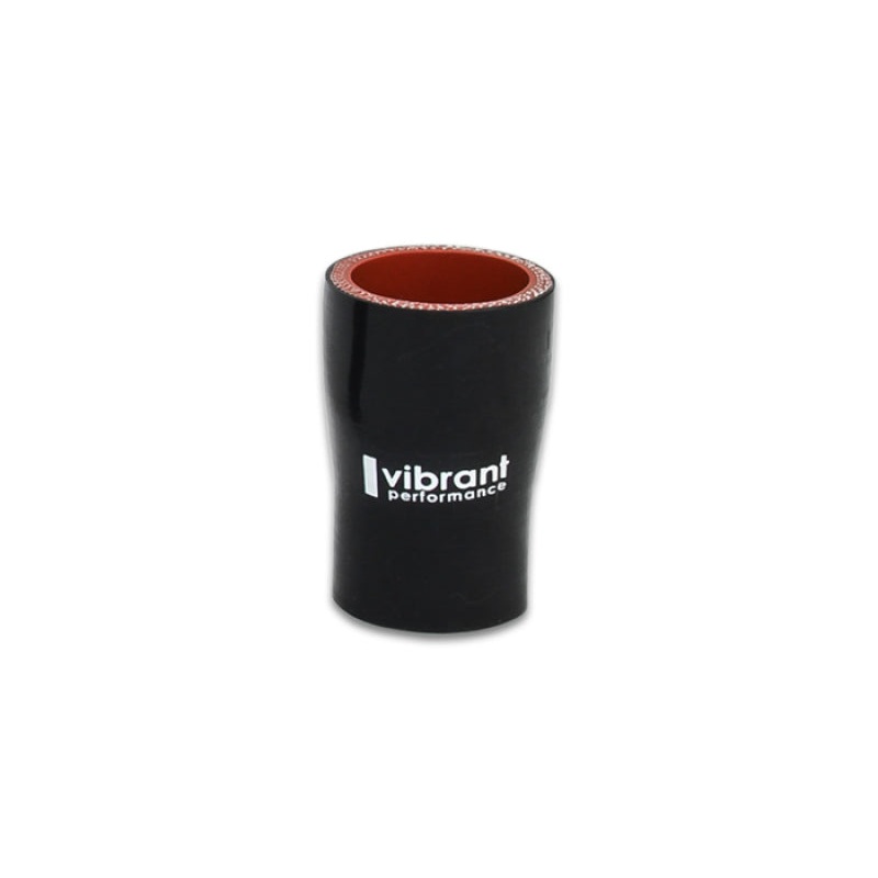 Vibrant 4 Ply Aramid Reducer Coupling 2.5in I.D. x 4in I.D. – Gloss Black