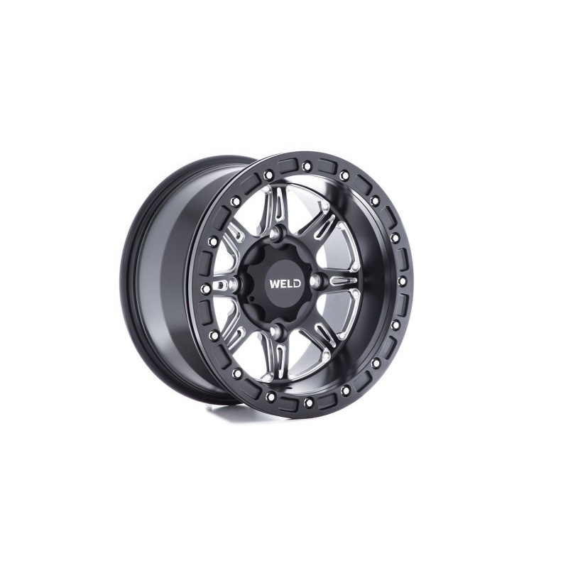 Weld UTV RF Series Cheyenne U511 15×8 Cheyenne Beadlock 4×136 4BS Satin BLK MIL