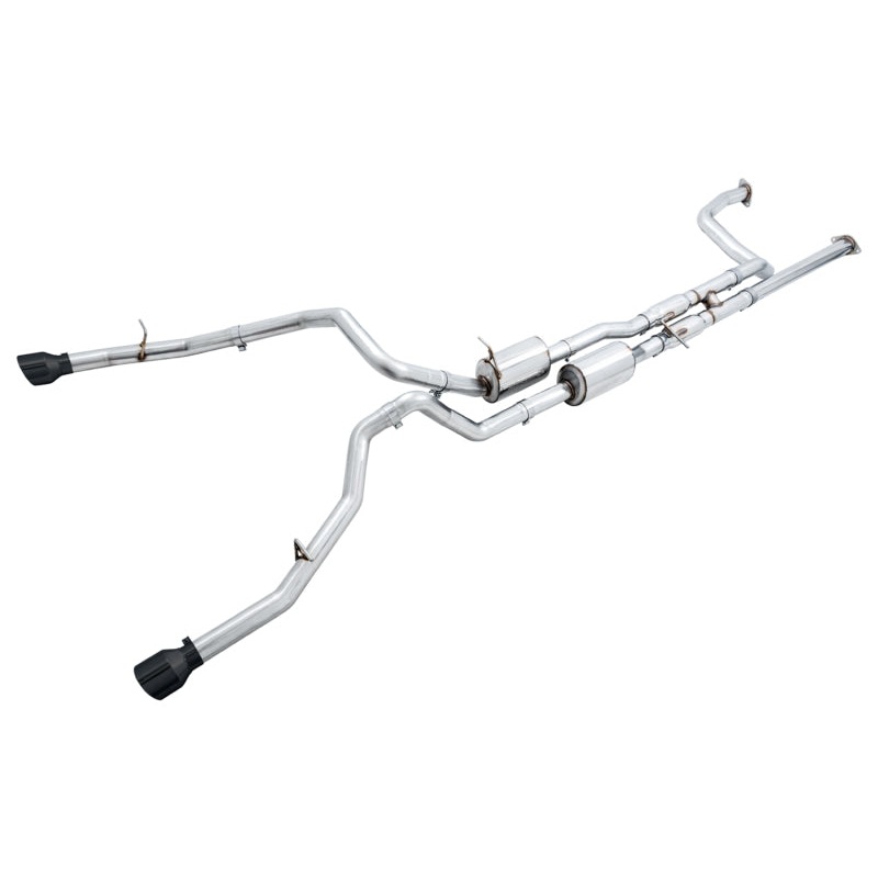 AWE Tuning 2021 RAM 1500 TRX 0FG Cat-Back Exhaust – Diamond Black Tips
