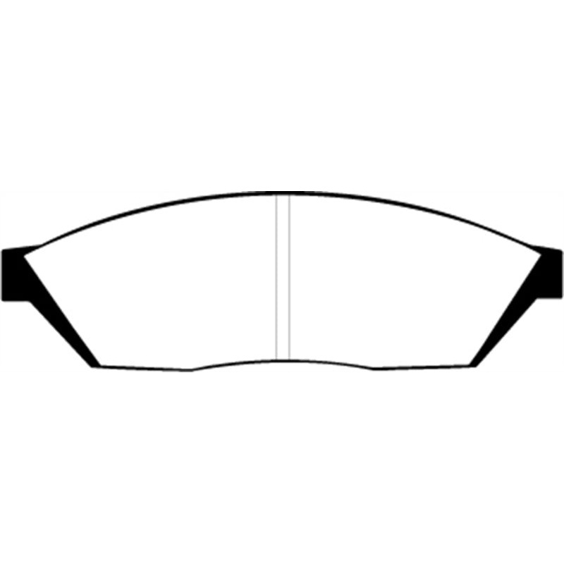 EBC 82-84 Honda Civic Hatchback 1.3 (4 Speed) Greenstuff Front Brake Pads