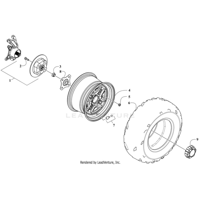 Tire,Kenda,26X11X14 By Arctic Cat
