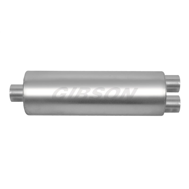 Gibson SFT Superflow Center/Dual Round Muffler Stainless