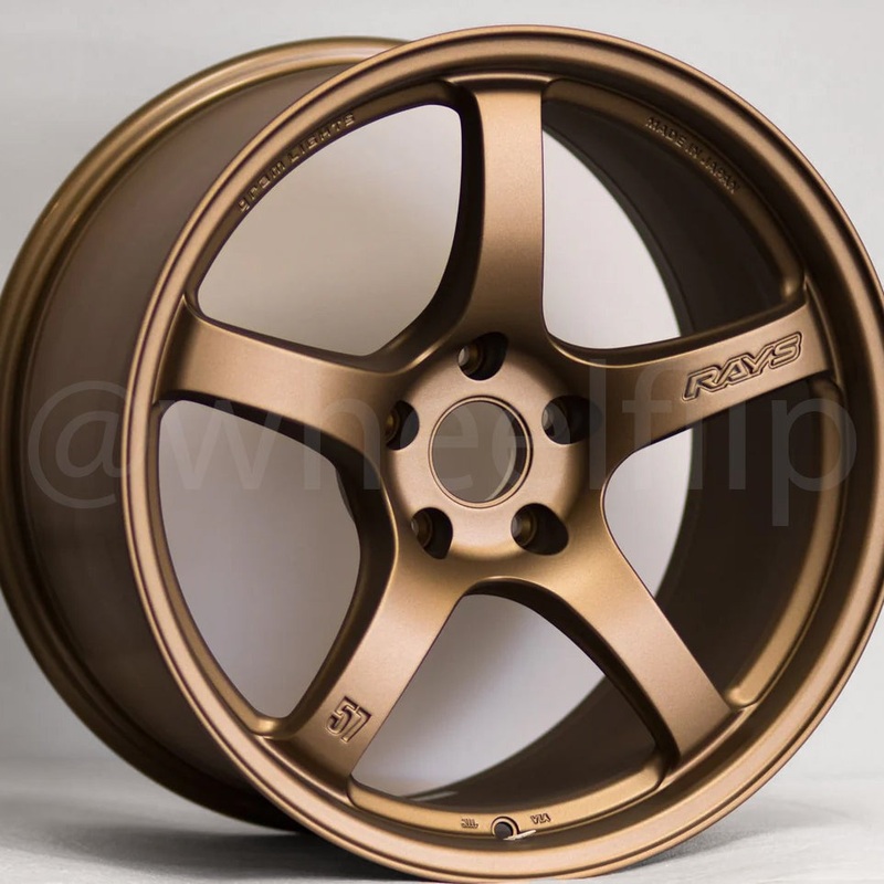 Gram Lights 57CR 18×9.5 +38 5×114.3 Bronze 2 (SET)