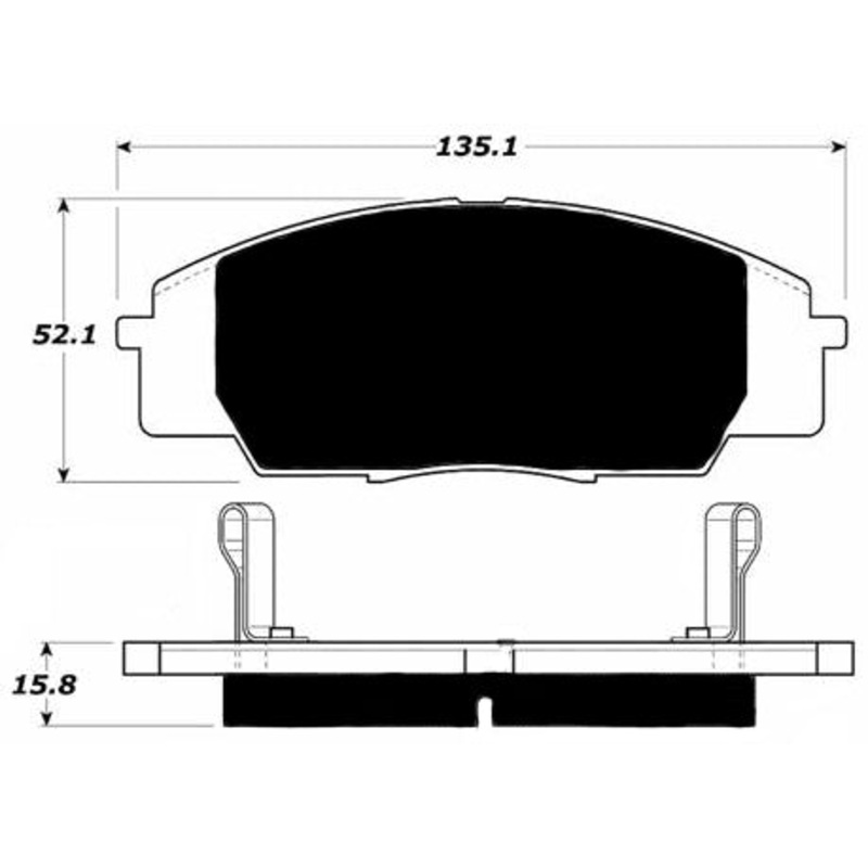 Porterfield Brake Pads for 2009 HONDA S 2000