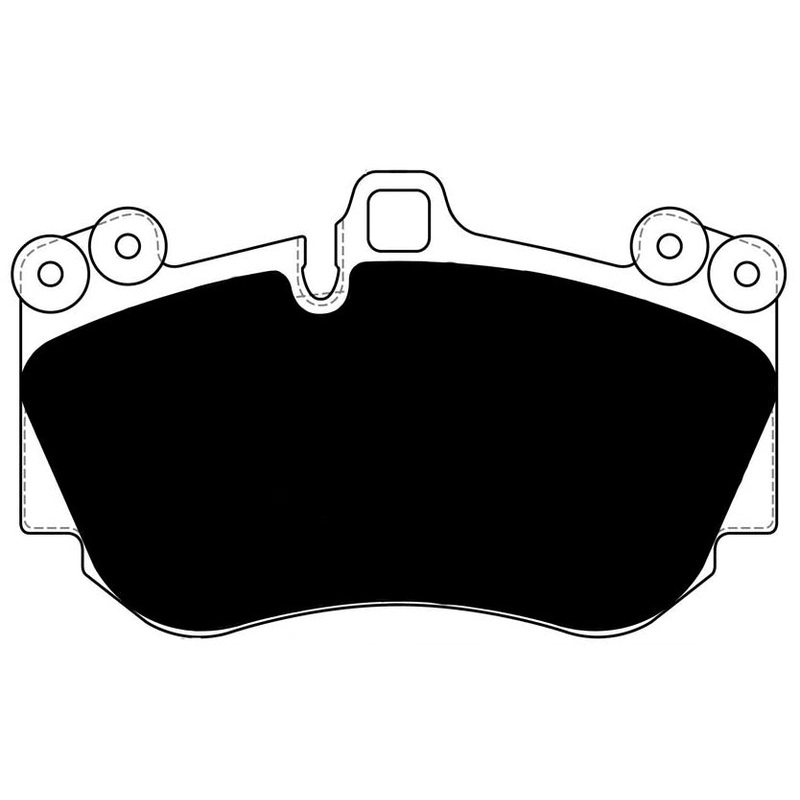 Porterfield Brake Pads for 2013 AUDI R8 w/Ceramic Discs