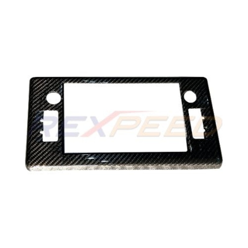 Rexpeed GR86 / BRZ 2022+ Dry Carbon Stereo Overlay Interior Trim Gloss | FR142