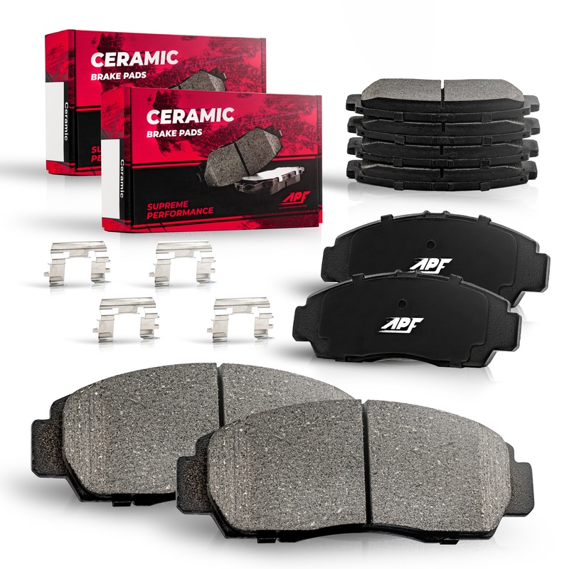 APF Full Ceramic Carbon Fiber Brake Pads Set for 1995-2001 Ford Explorer 4WD