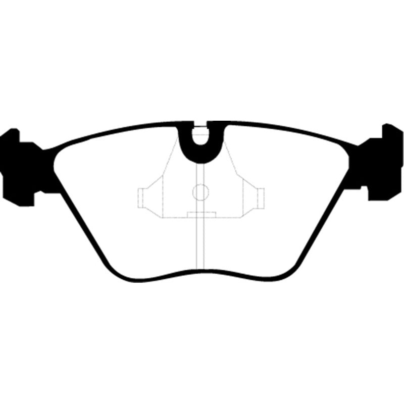 EBC 92-95 BMW M3 3.0 (E36) Yellowstuff Front Brake Pads
