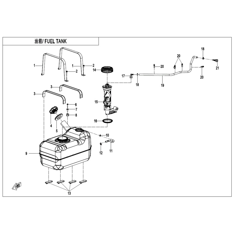 Fuel Pump by CF Moto